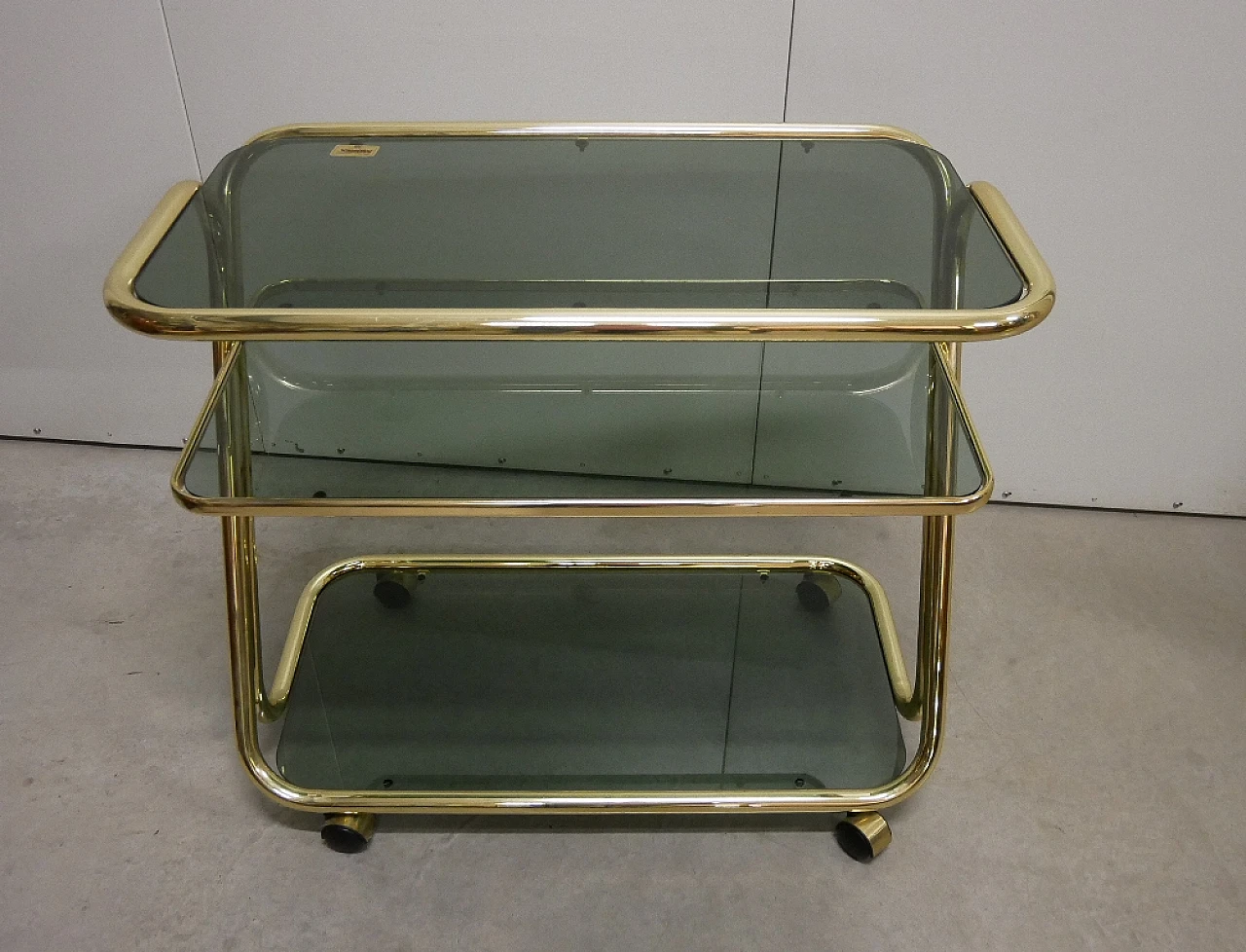 Brass food trolley di Morex, 70s 8