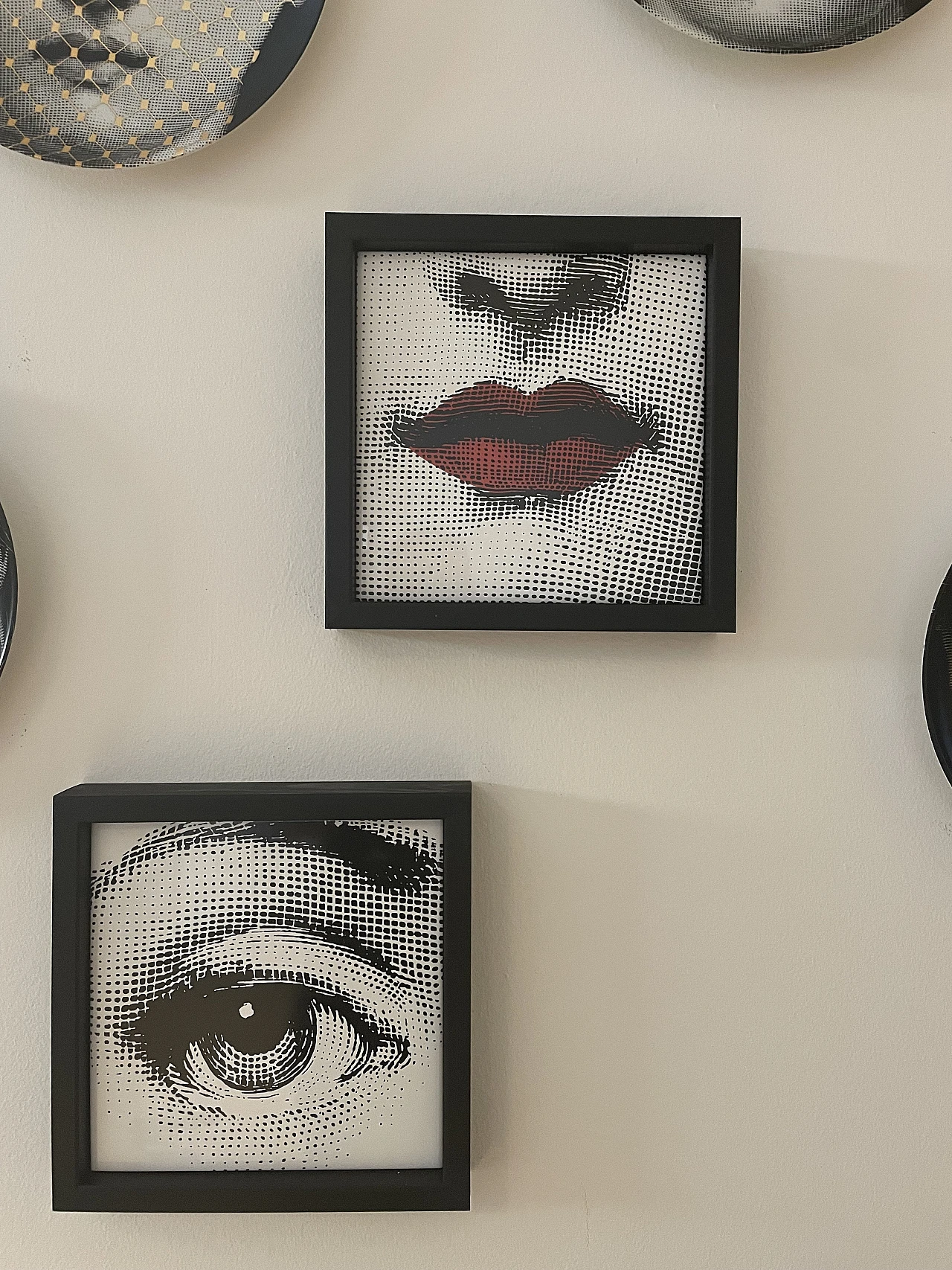 Framed tile by Piero Fornasetti, 2000s 9