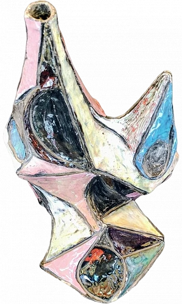 Ceramic vase by Marcello Fantoni, 1950s