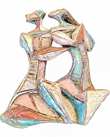 Scultura figurativa in ceramica di Marcello Fantoni, anni '50