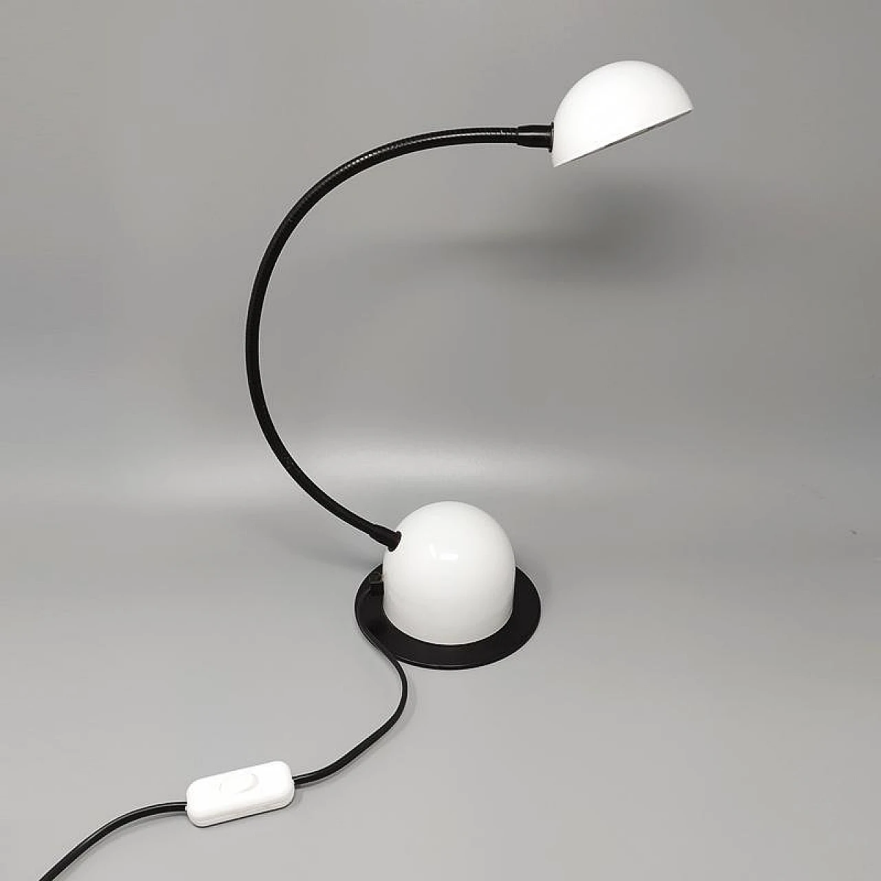 White table lamp by Veneta Lumi, 1970s 2