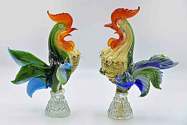 Unknown, Pair of Roosters 1980s-1990s