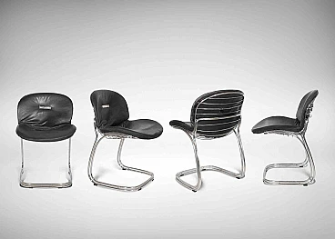 Gastone Rinaldi, Four Chairs designed by Gastone Rinaldi 1960s-1970s