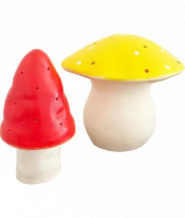 Pair of mushroom magic lamps, 1980s