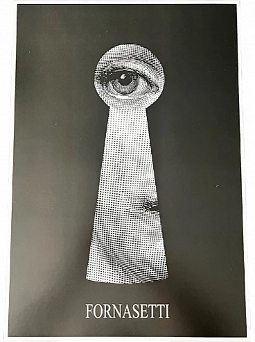 The Lock, poster by Fornasetti Temi & Variazioni, 1990s