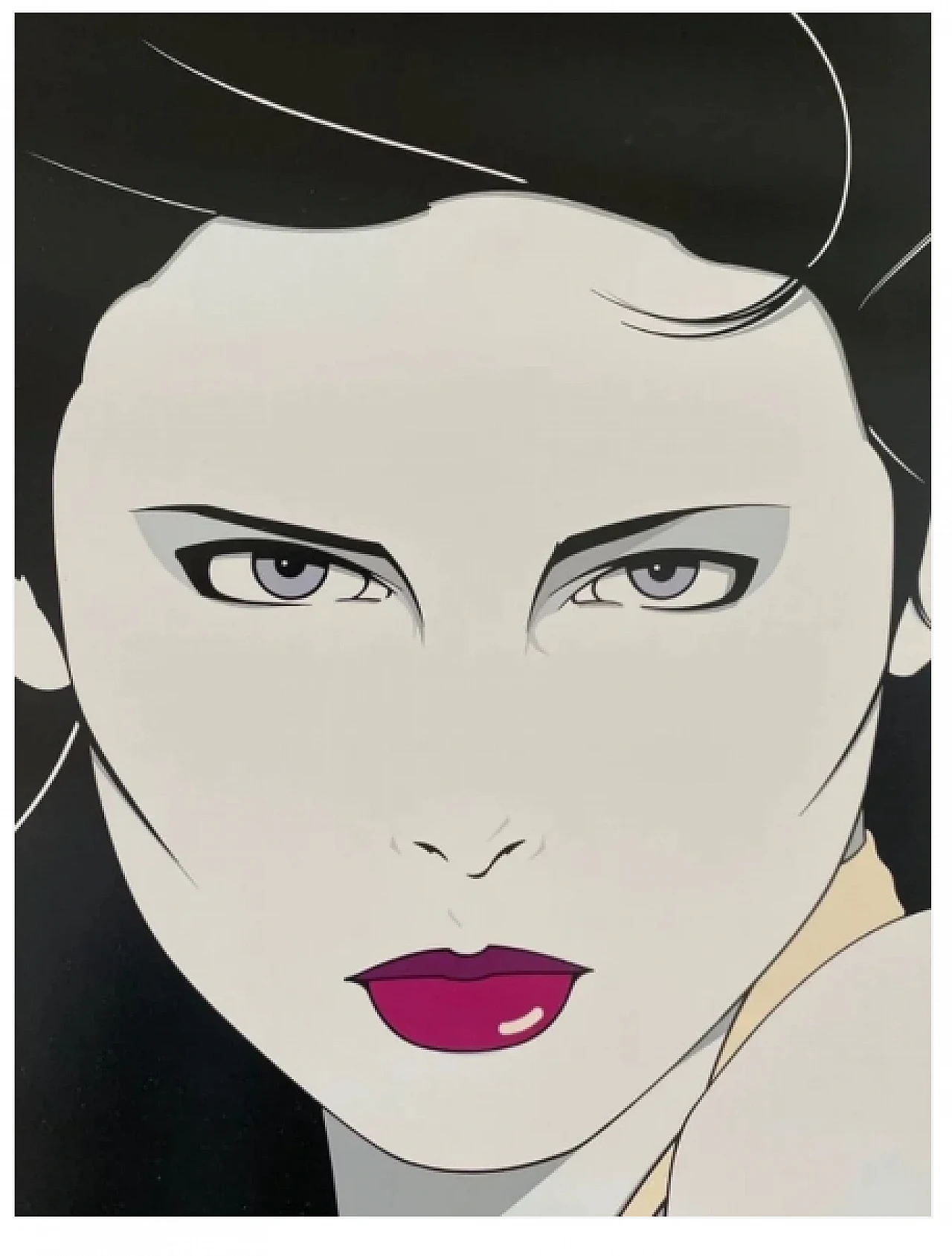 Il Libro, stampa di Patrick Nagel, anni '80 3