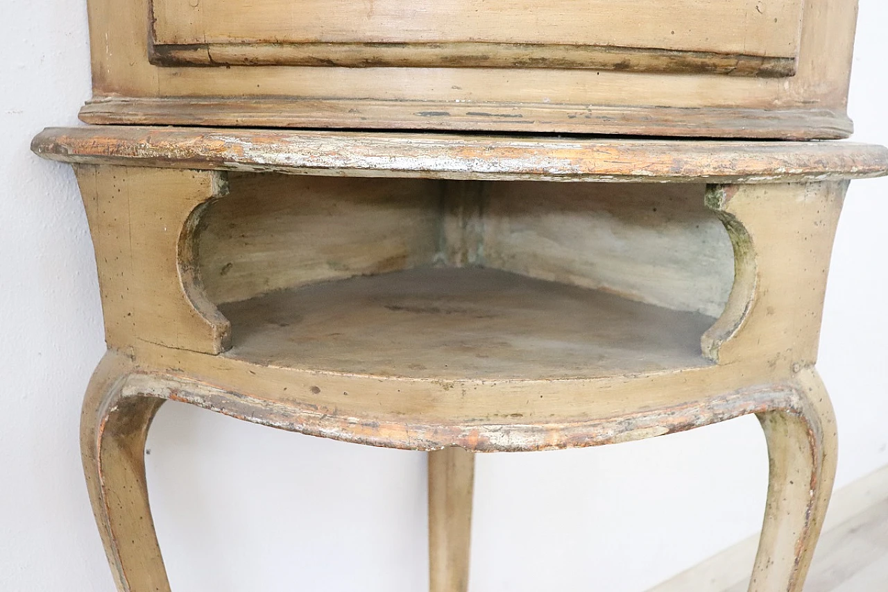 Pair of antique corner cupboards, Louis XV, 18th century 7