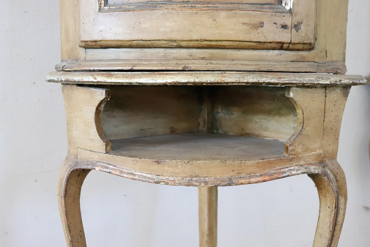 Pair of antique corner cupboards, Louis XV, 18th century 10