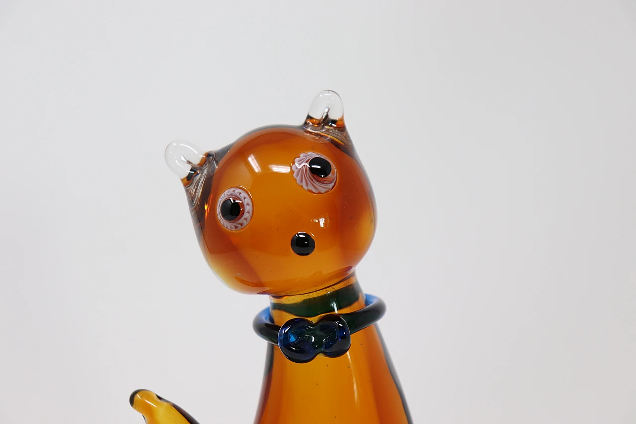 Glass statuette, Murano 1980s 4