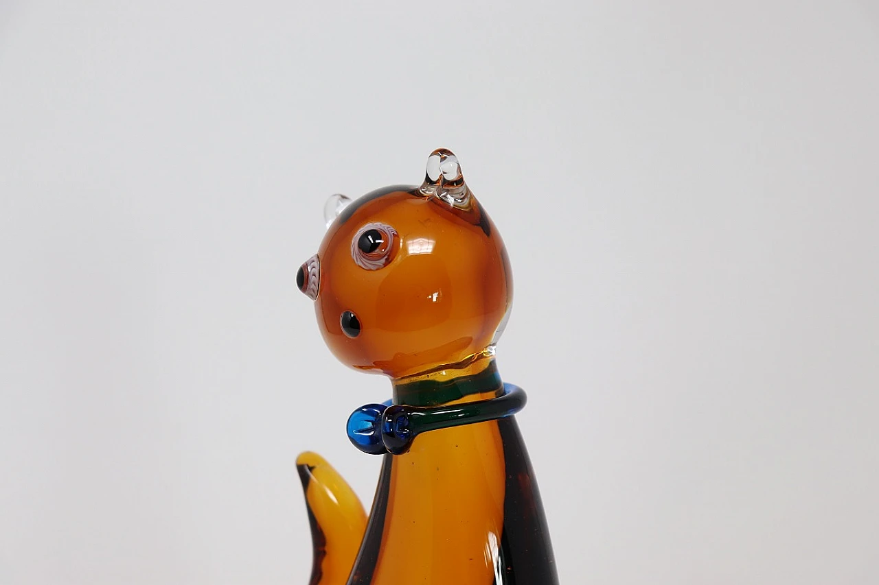 Glass statuette, Murano 1980s 5