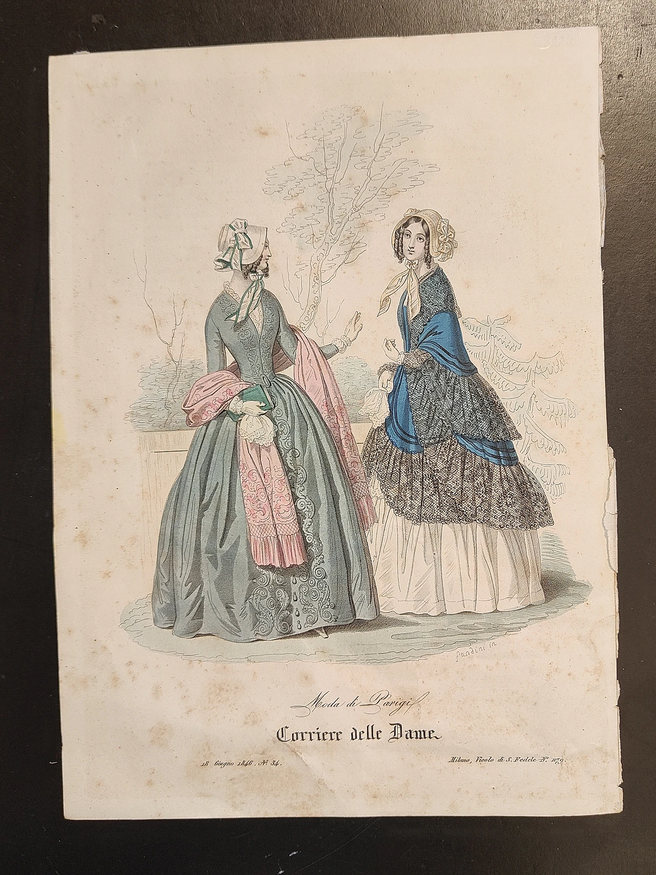 Nineteenth century fashion print 1