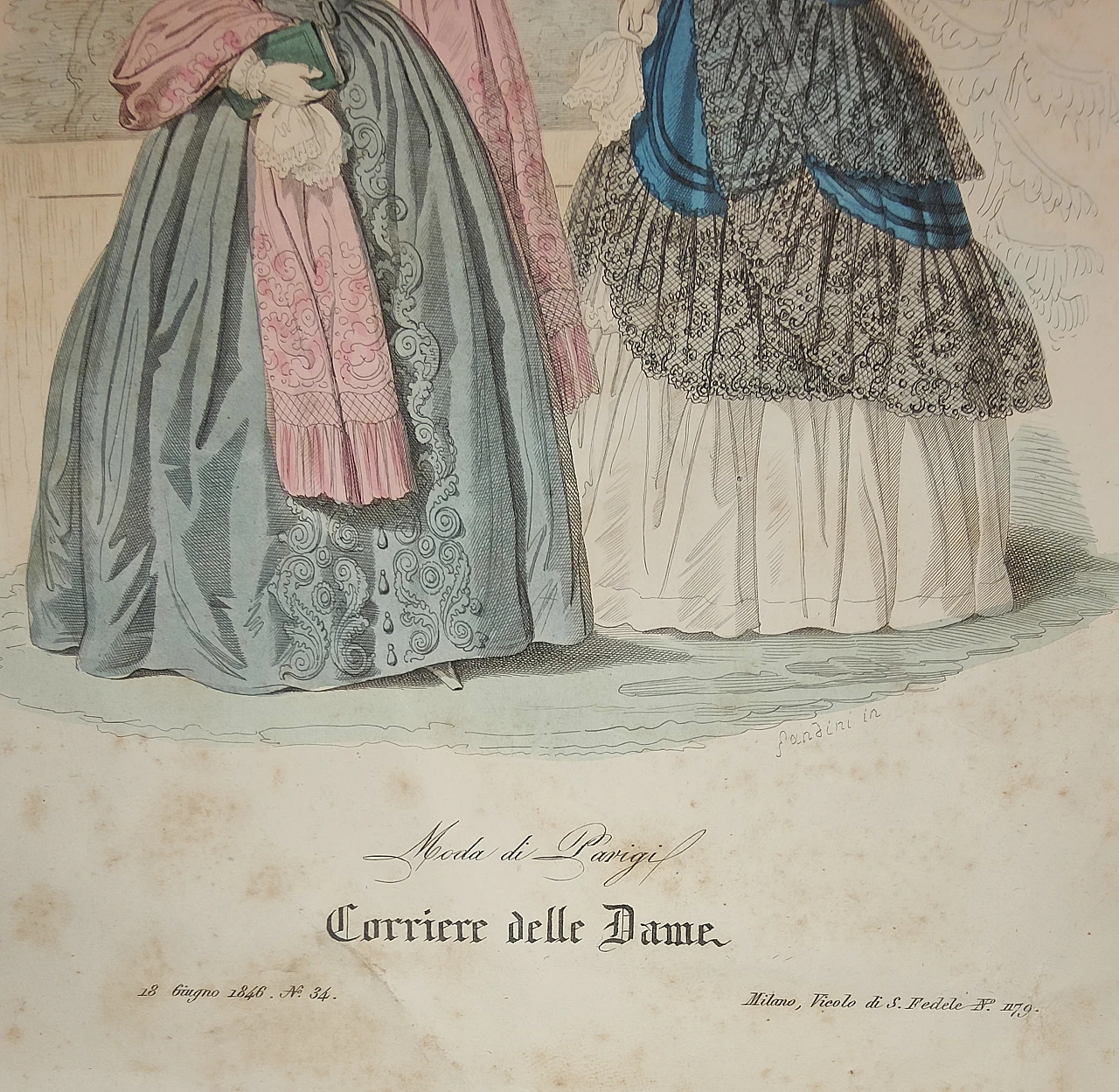 Nineteenth century fashion print 3