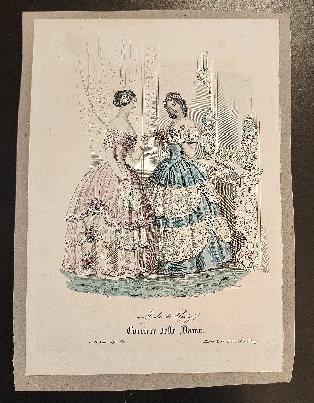 Fashion print, 19th century 1