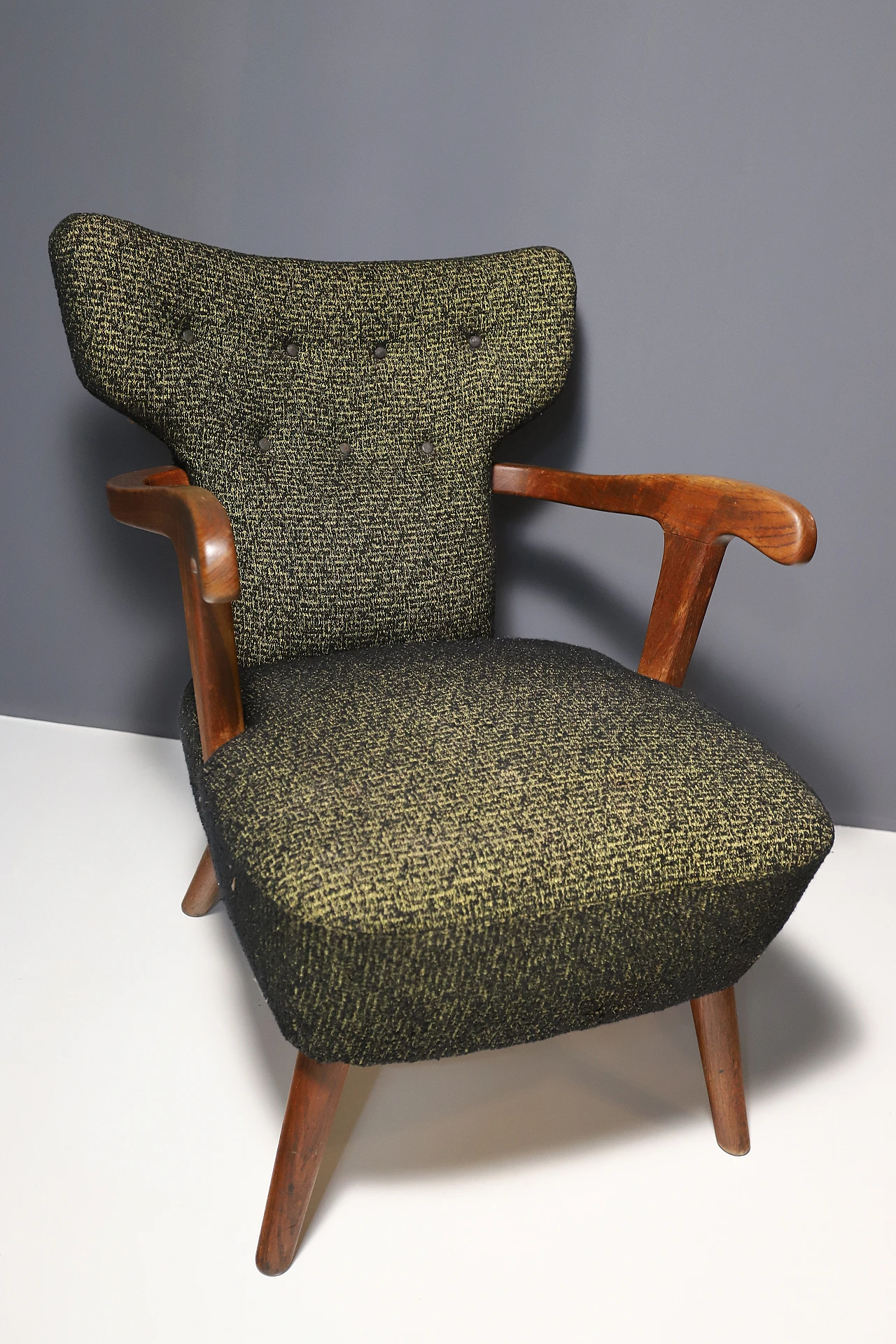 Coppia di poltrone Wingback, anni '40 5