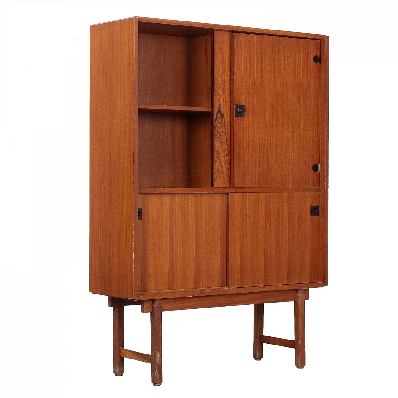 Highboard inmahogany veneer, 1960s 1