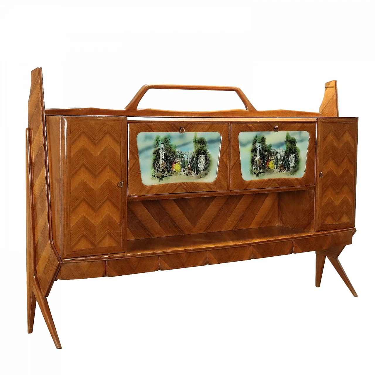 Wooden sideboard cabinet, late 20th century 1