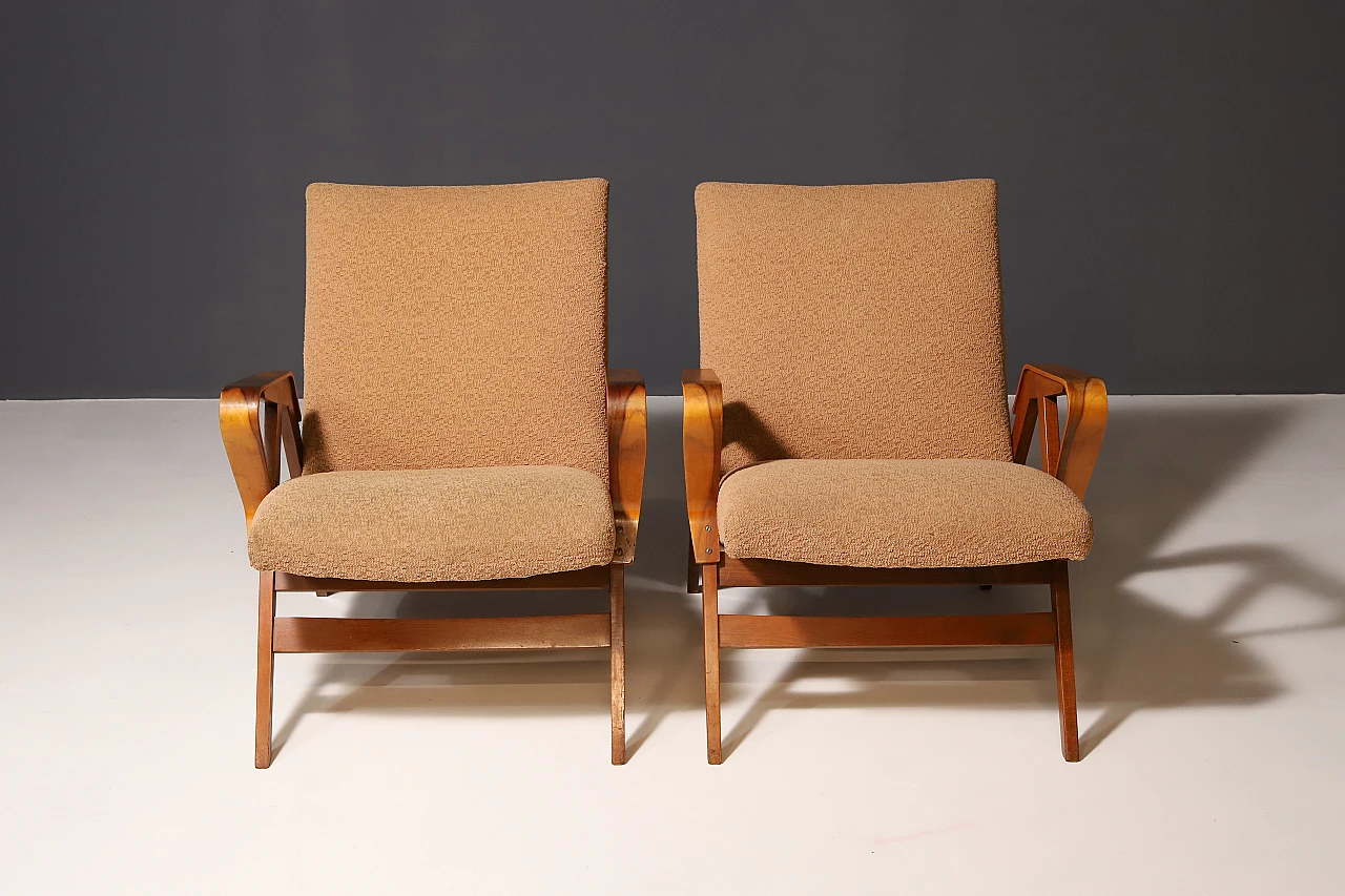 Pair of armchairs by František Jirák for TATRA nabytok, 1970s 2