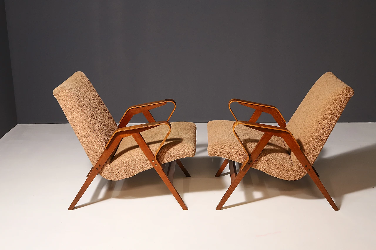 Pair of armchairs by František Jirák for TATRA nabytok, 1970s 4