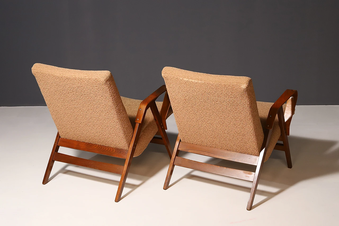 Pair of armchairs by František Jirák for TATRA nabytok, 1970s 6