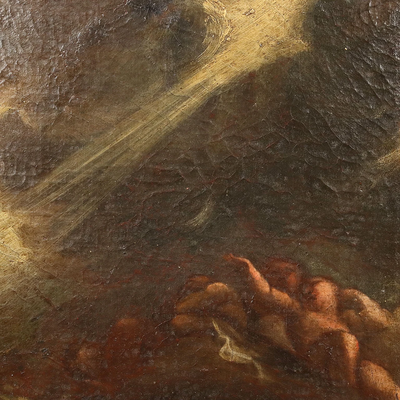 Christ the Redeemer and Angels, oil on canvas, 18th century 8