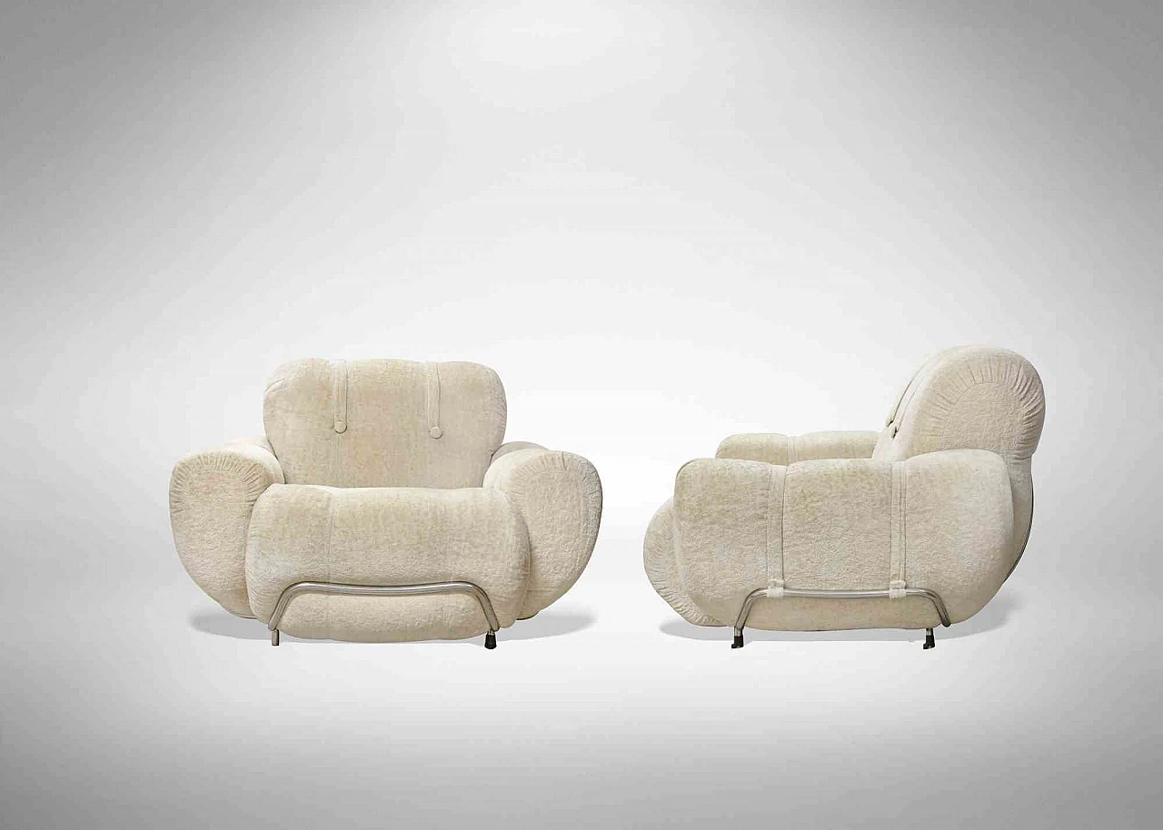 Adriano Piazzesi, Sofa and Armchairs Set 1960s-1970s 7