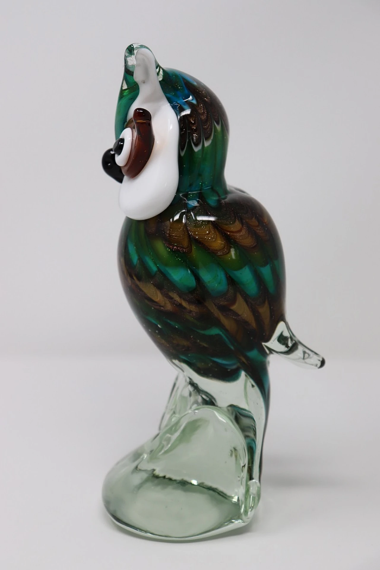 Glass owl, Murano 1980s 2