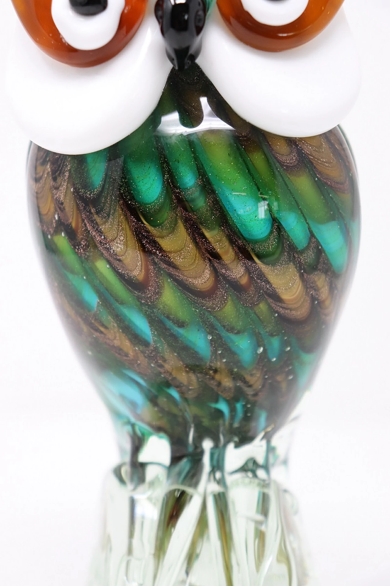 Glass owl, Murano 1980s 5