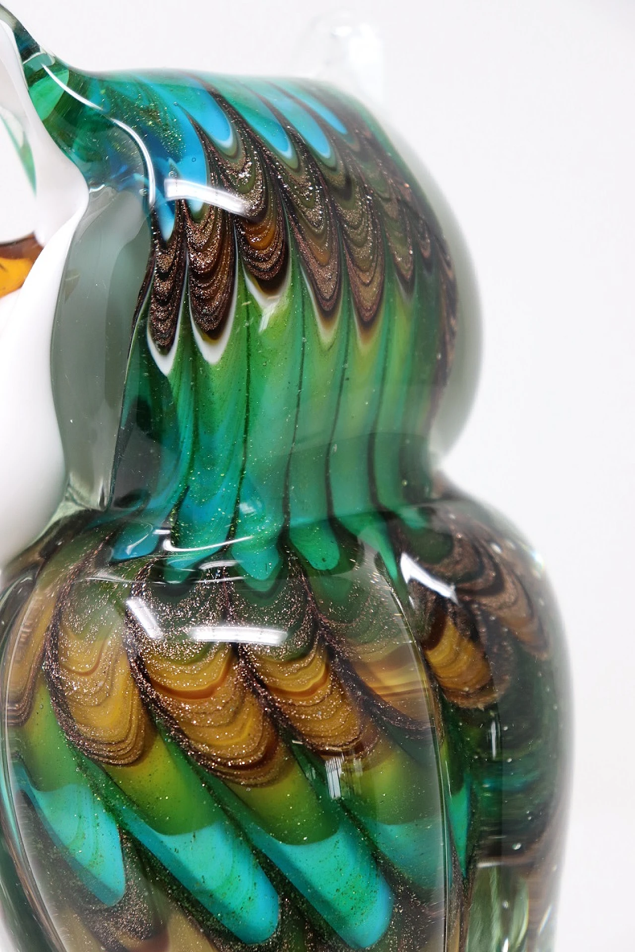 Glass owl, Murano 1980s 6