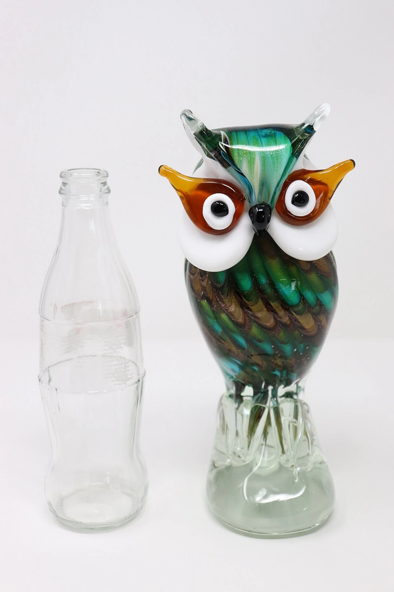 Glass owl, Murano 1980s 8