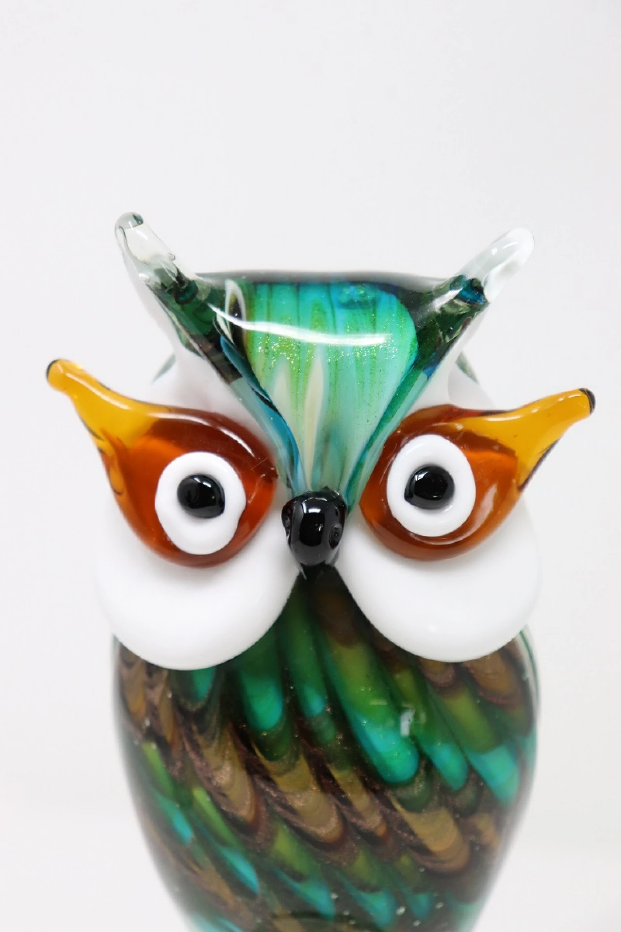 Glass owl, Murano 1980s 9