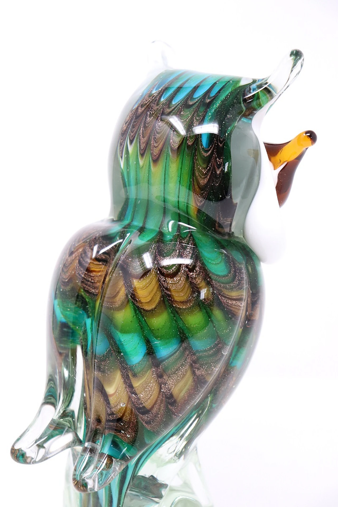 Glass owl, Murano 1980s 10