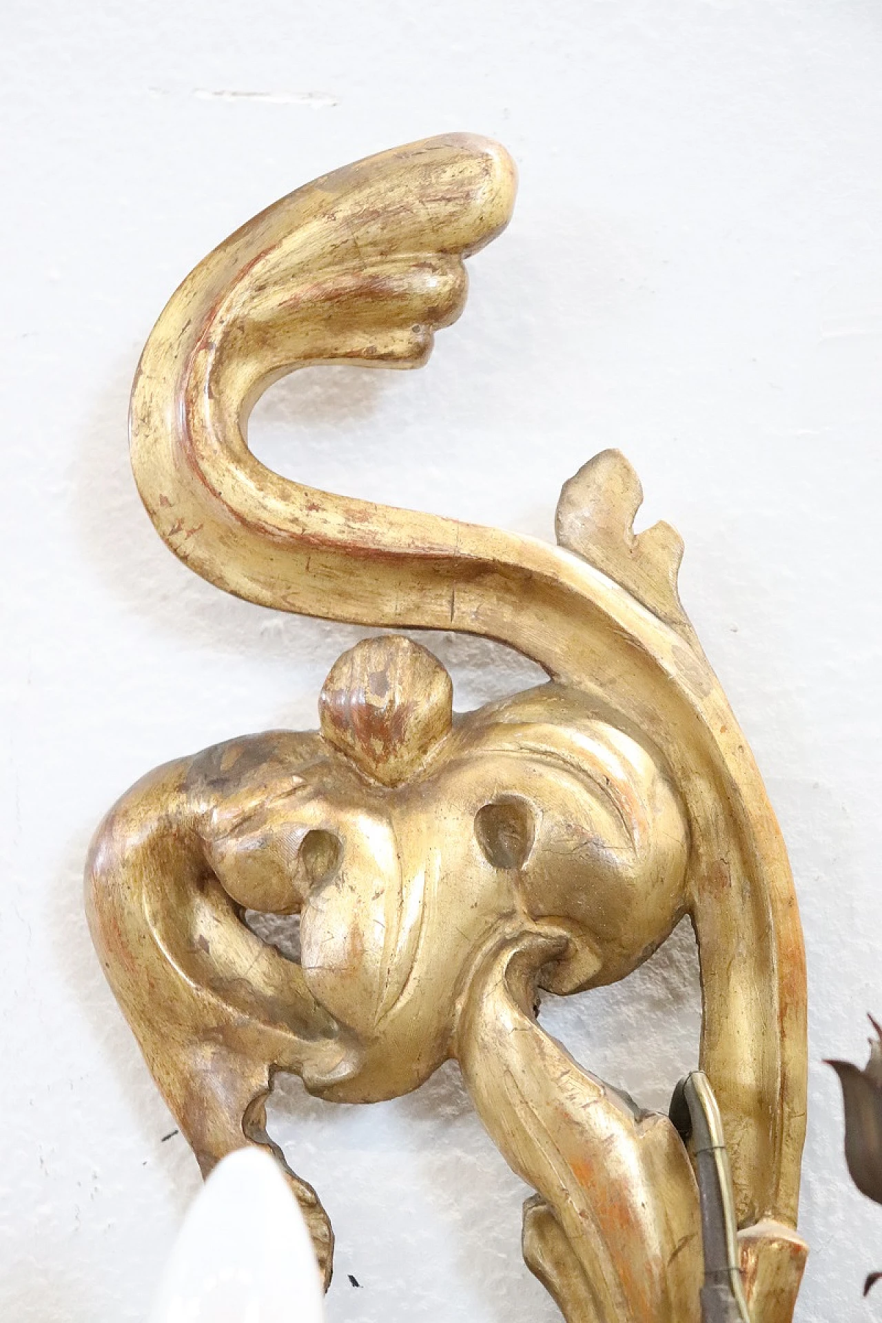 Applique in gilded wood, first half of the 20th century 5