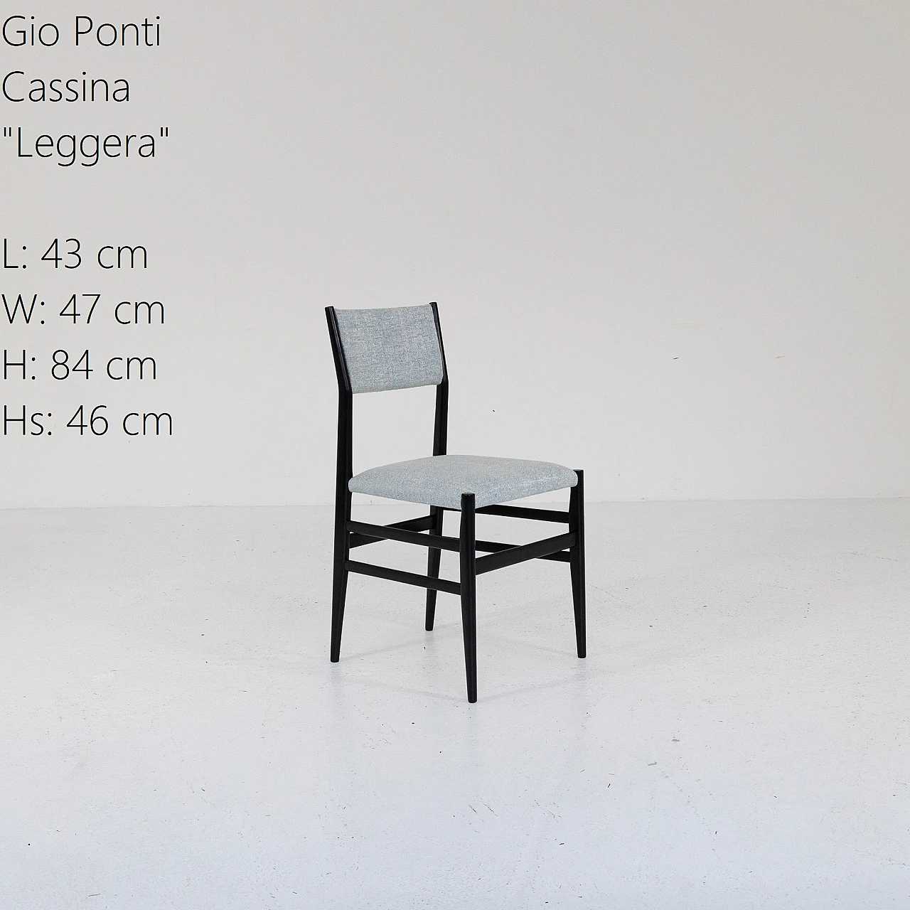 Leggera chair by Gio Ponti for Cassina, 1950s 9