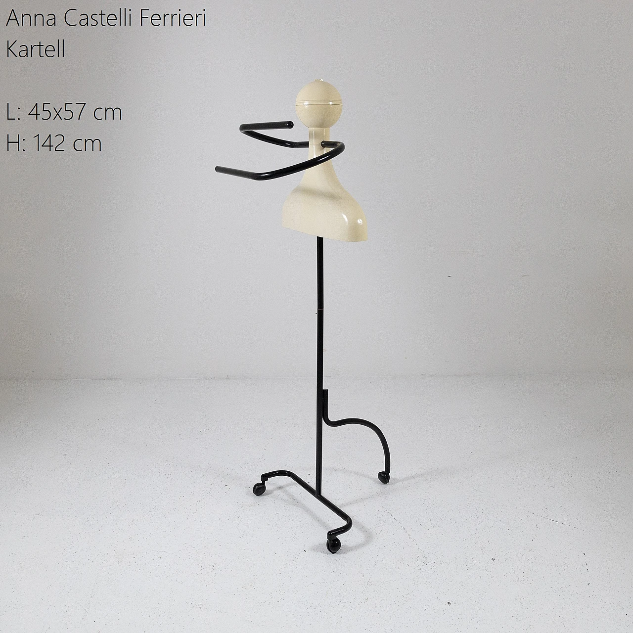 Coat hanger by Anna Castelli Ferrieri for Kartell, 1980s 3