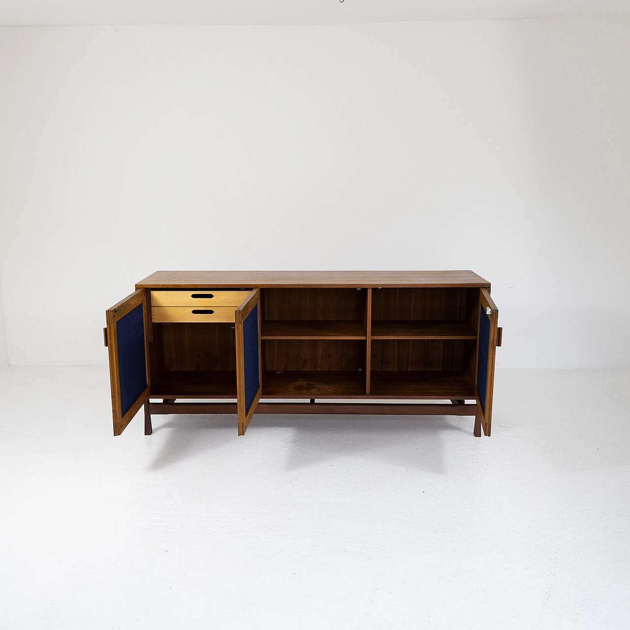 Teak wood sideboard from Saima, 1960s 4