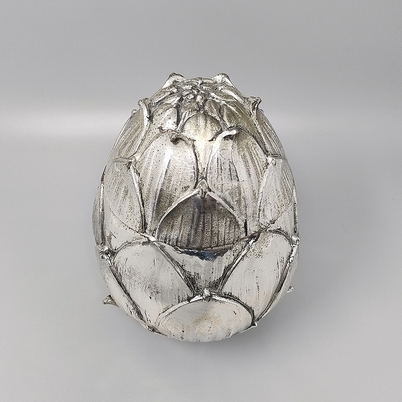 Ice bucket "Artichoke" silver plated by Mauro Manetti,  1970s 4