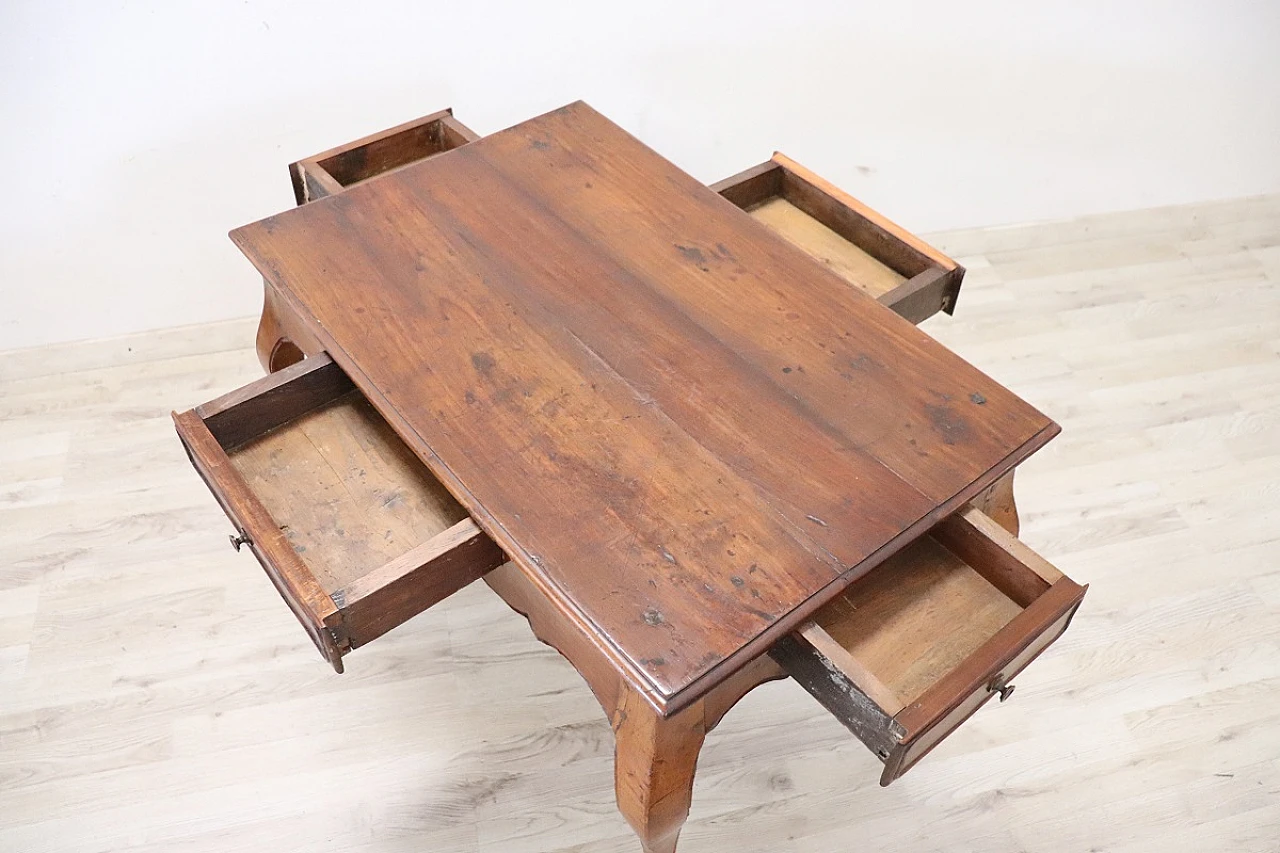 Antique cherry table, 18th century 6