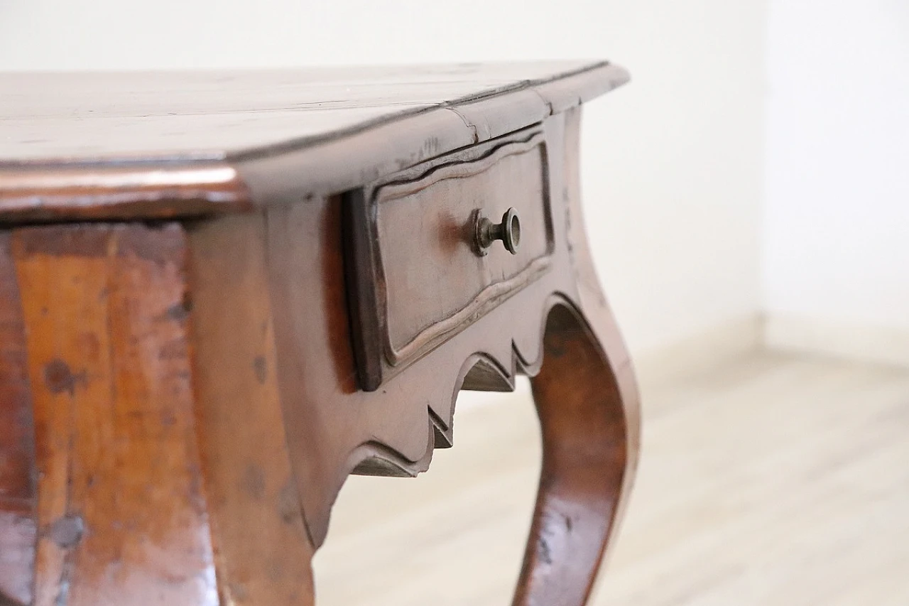 Antique cherry table, 18th century 9