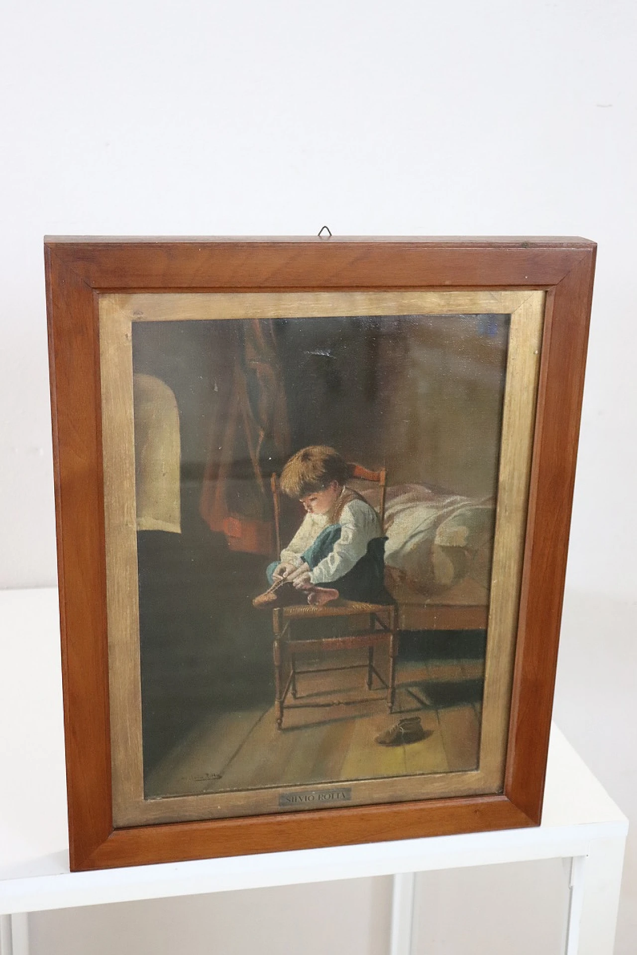 Oil painting on canvas singed, end of the 19th century 5