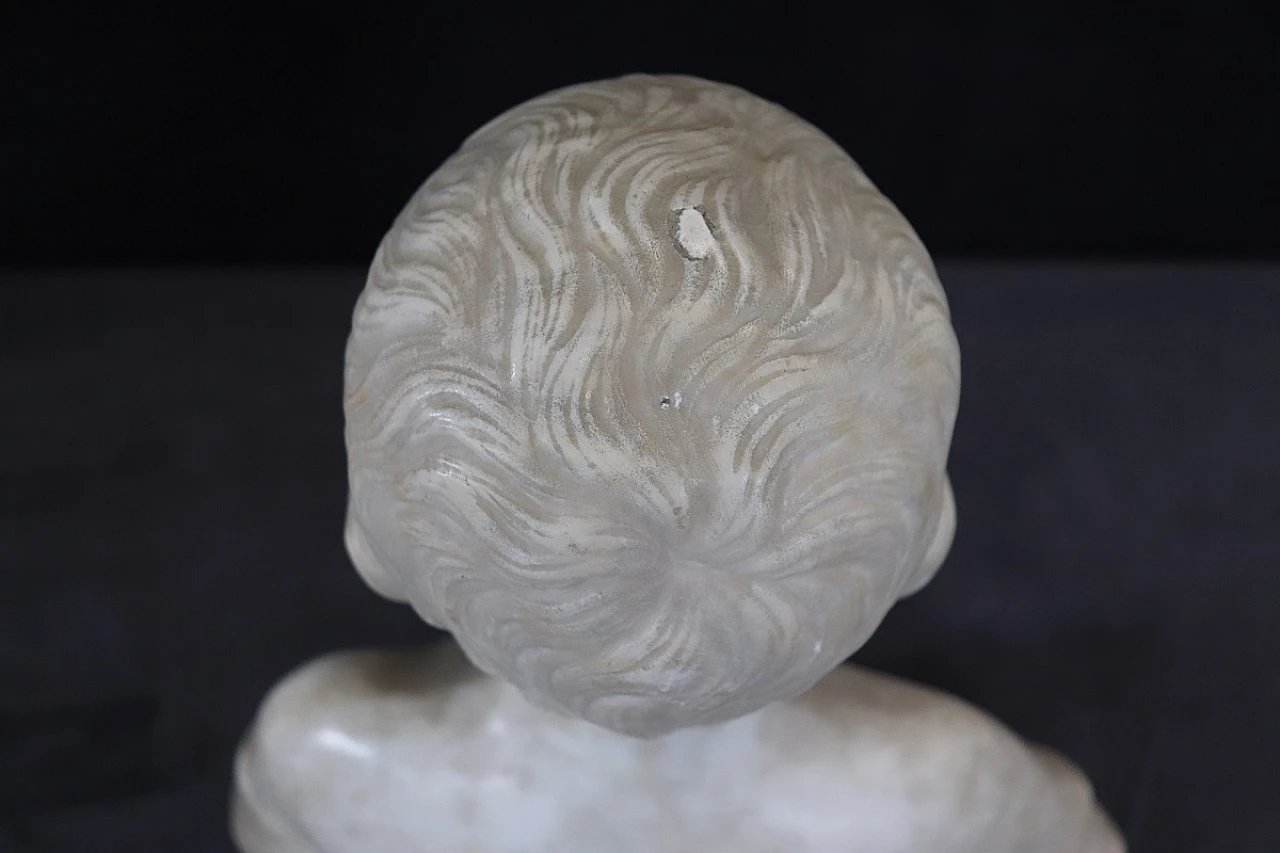 Marble sculpture, bust of a child 7