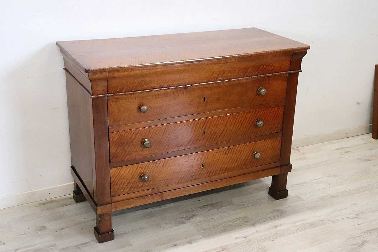 Antique 19th century walnut dresser 2