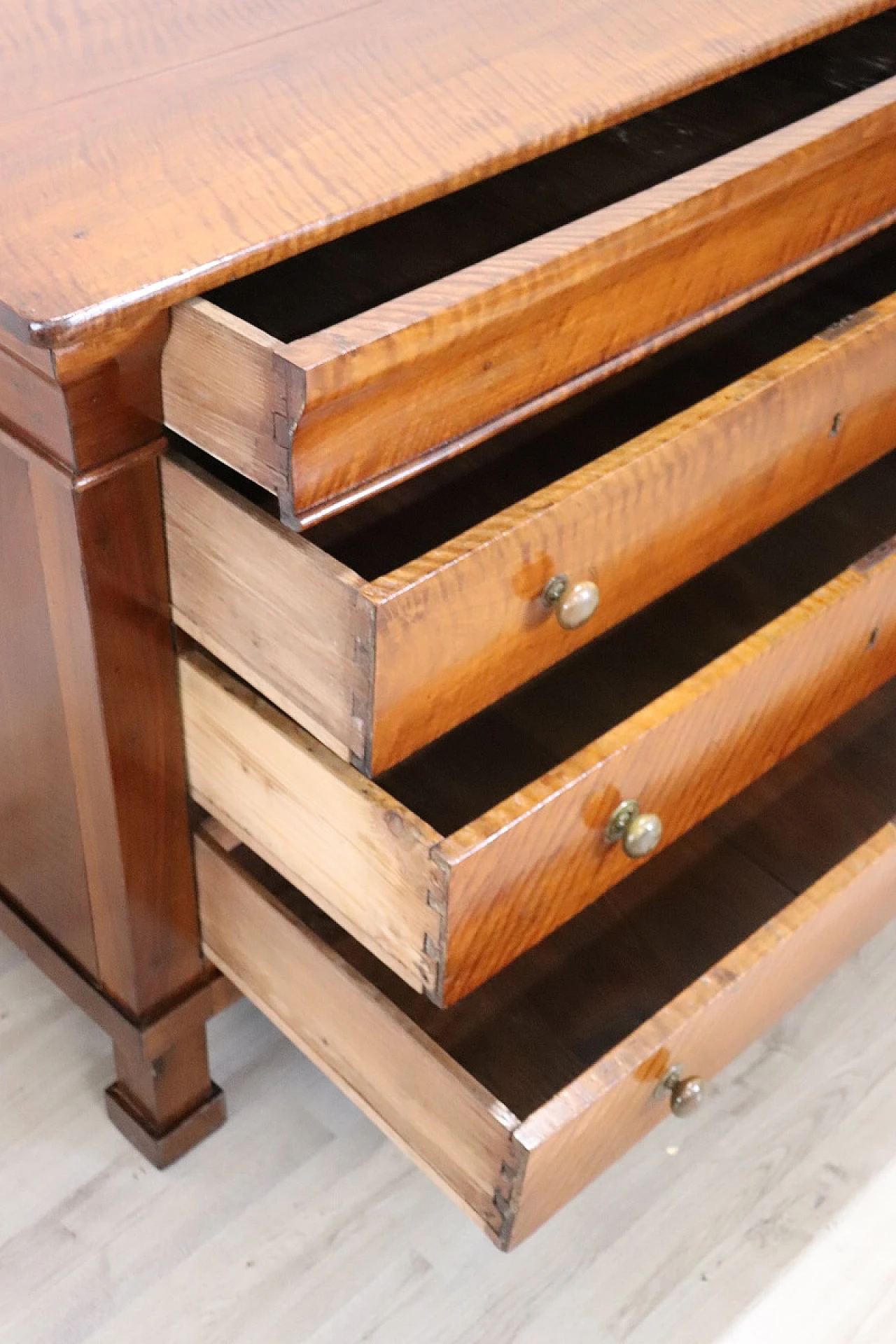 Antique 19th century walnut dresser 8