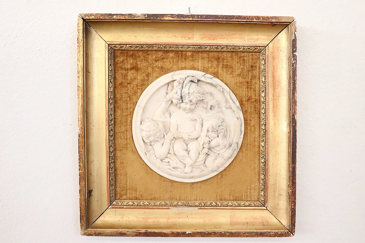 Pair of marble bas-reliefs, 19th century 2