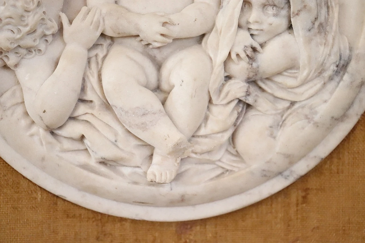 Pair of marble bas-reliefs, 19th century 6