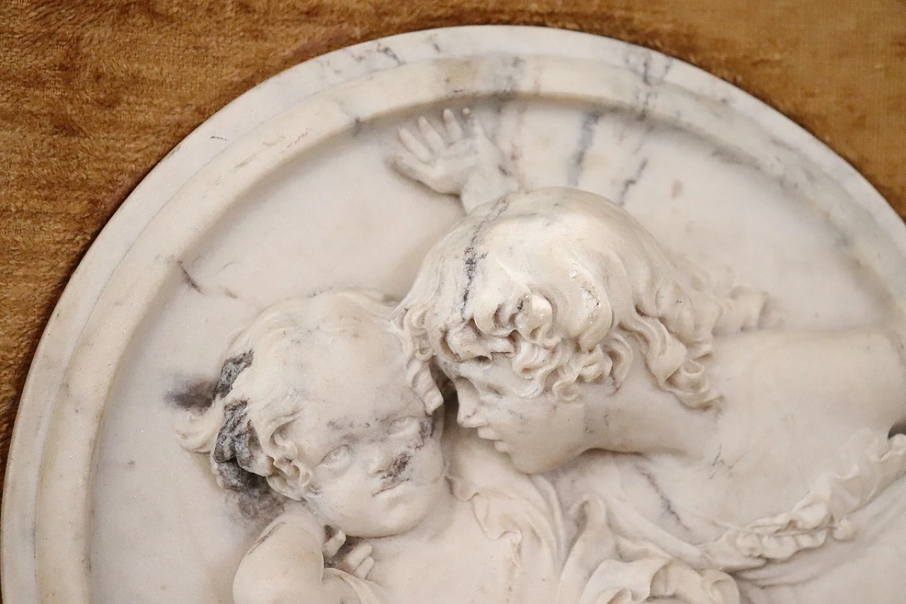 Pair of marble bas-reliefs, 19th century 10