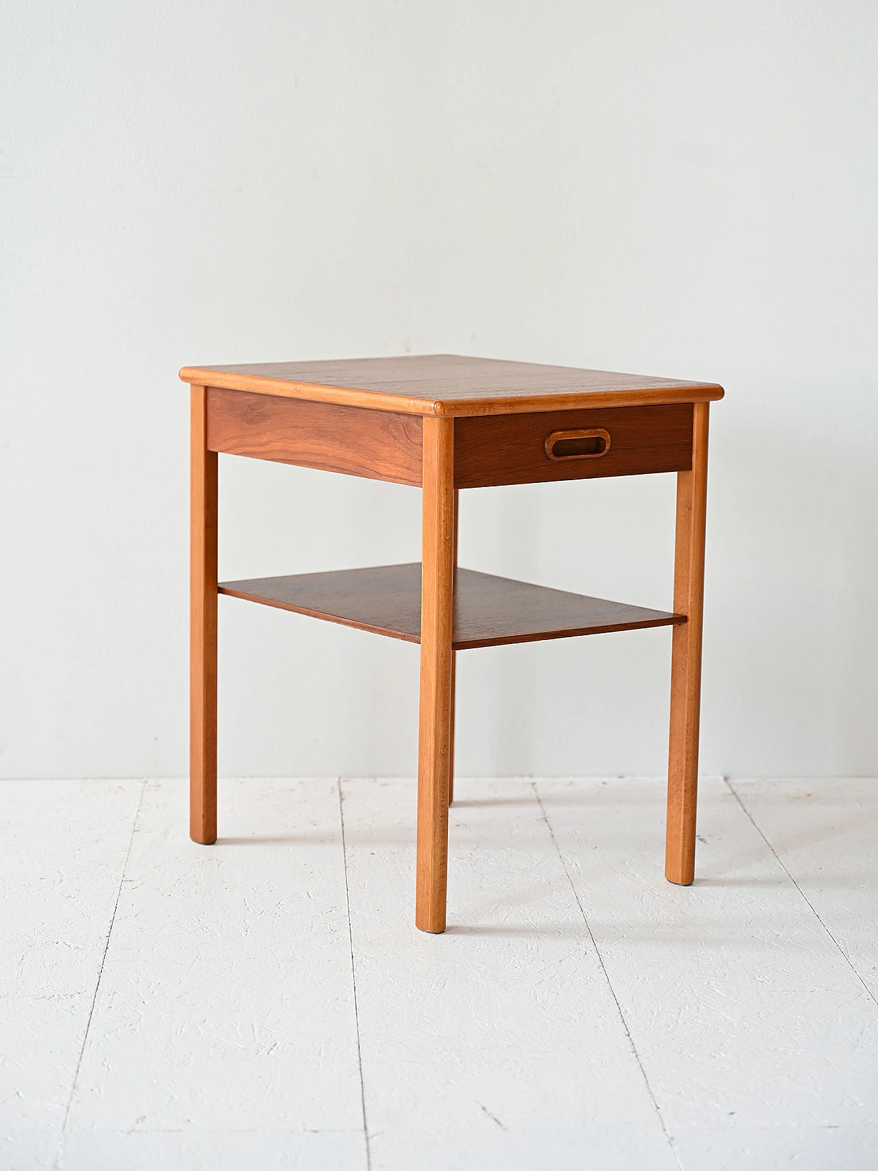 Scandinavian teak bedside table 3