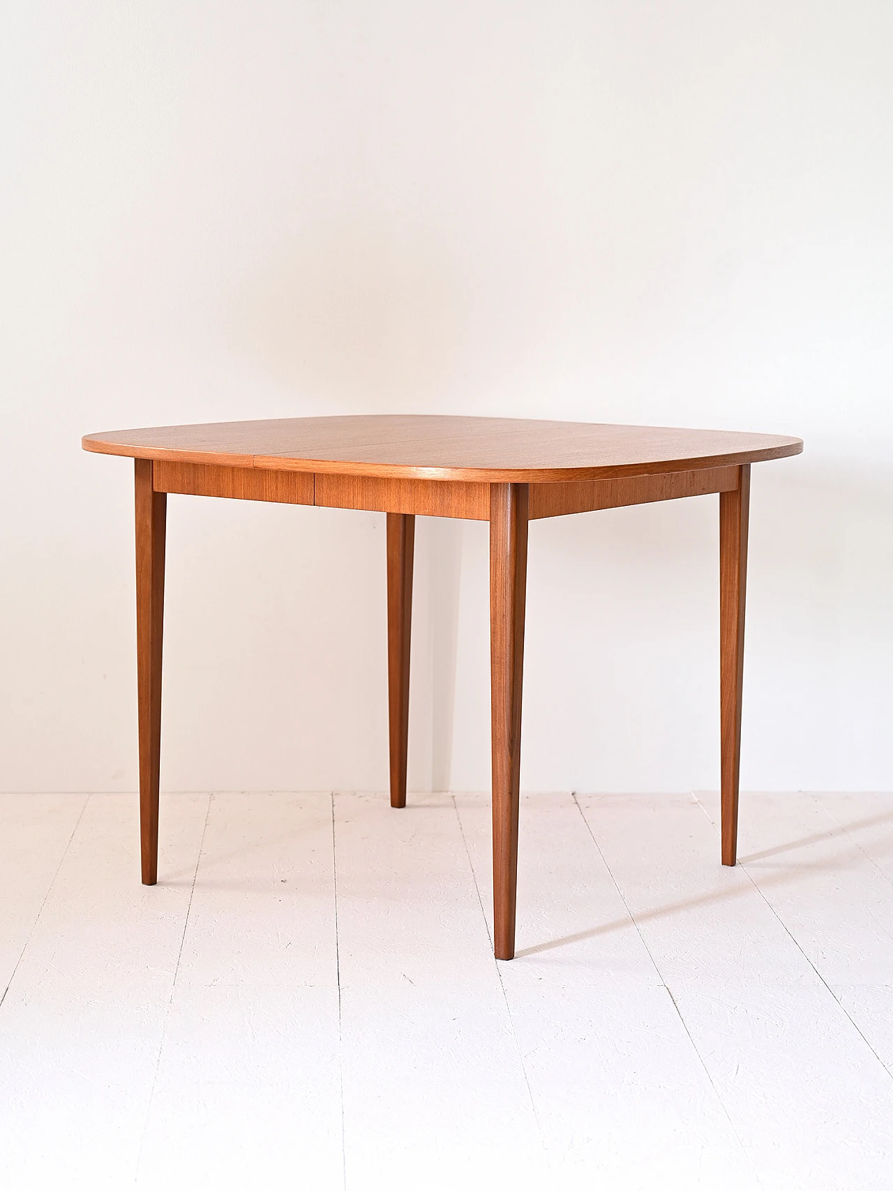 Scandinavian extendable teak table 6