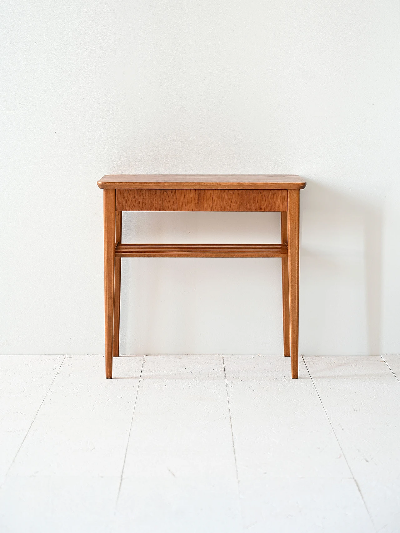 1960s teak bedside table 2