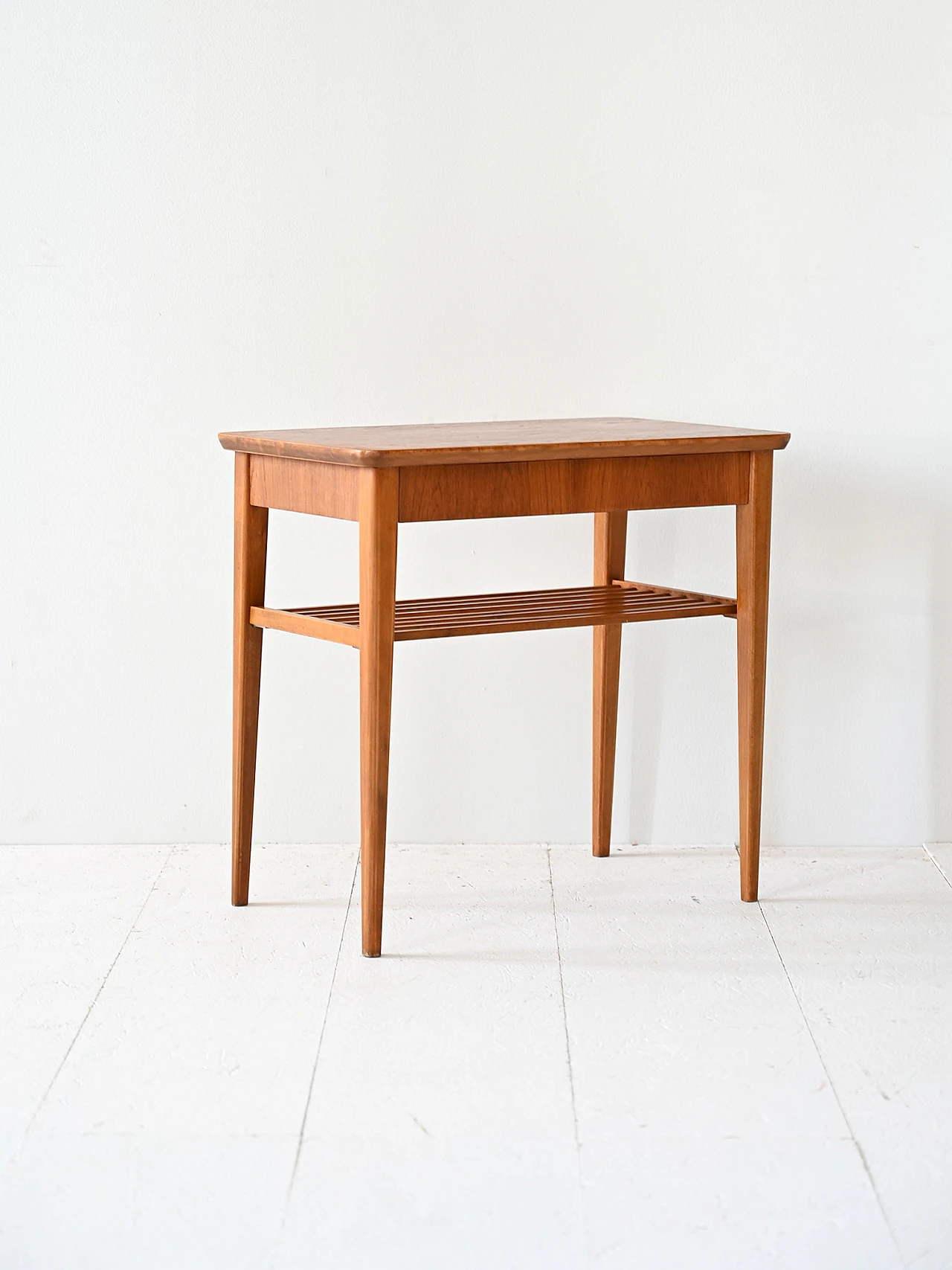 1960s teak bedside table 3