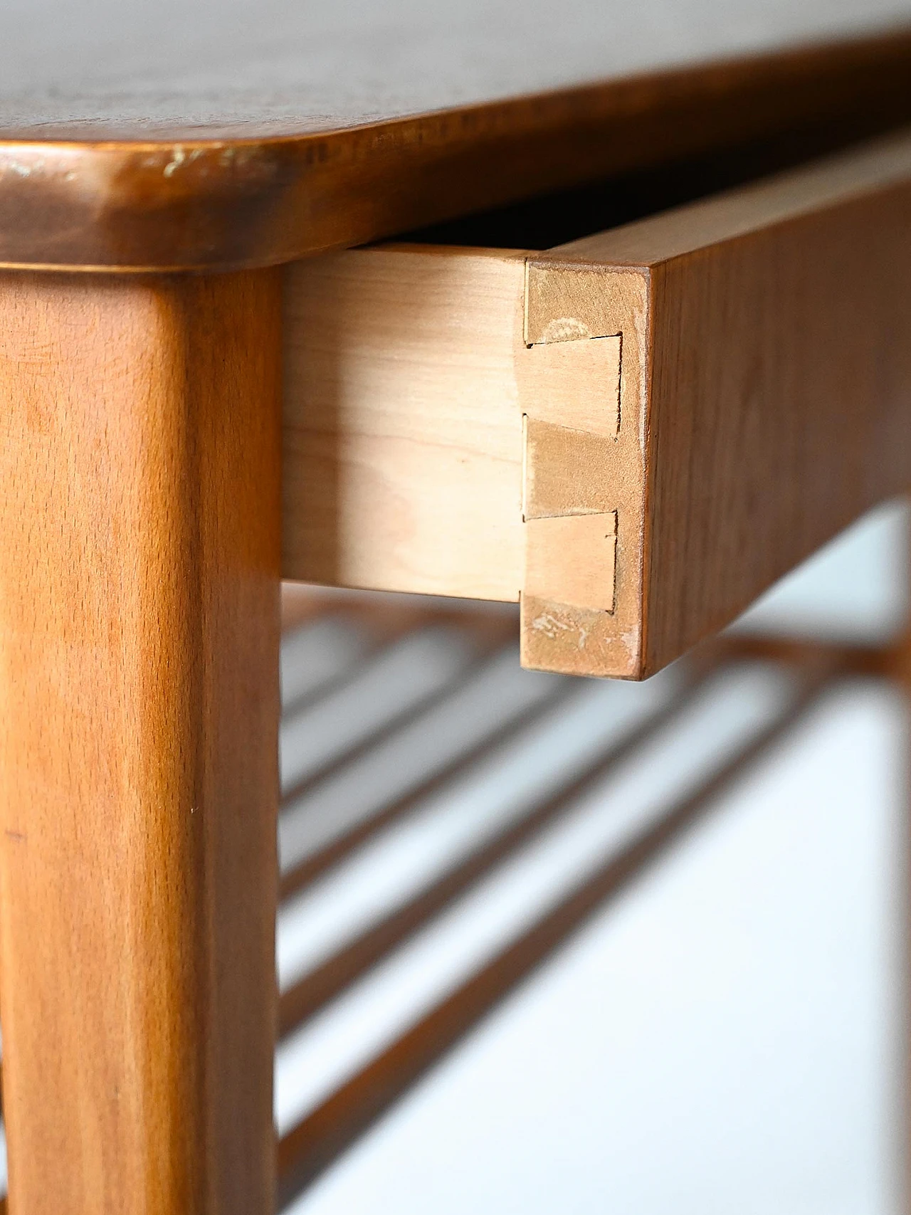 1960s teak bedside table 6